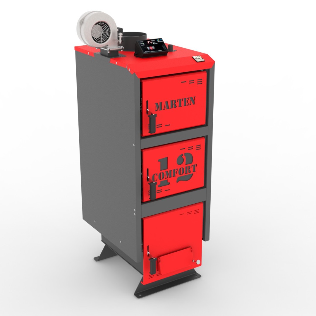 Котел опалювальний твердопаливний Marten Comfort MC-12